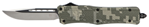 Cobra Enterpris 112500 CobraTec Knives MADCCTK1MDNS CTK-1  Medium 3" OTF Drop Point Plain D2 Steel Blad