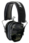 Gsm Outdoors 112621 Walker's GWPRSEMMCCG Razor Slim Electronic Muff Polymer 23 dB Over the Head Blac