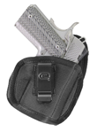 Gsm Outdoors 112642 Crossfire Shooting Gear CRFTPSTSA1C3R Tempest  Black 1680D Ballistic Nylon IWB 3