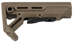 Strike Industri 112764 Strike STRIKEESMOD1FDEBK MOD1 Mil-Spec Flat Dark Earth Synthetic for AR-15, M16