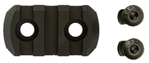 Cmc Triggers Co 112853 CMC Triggers 81721 Picatinny Rail  1.60" 0.40" Mount Height 3 Slot Matte Black M