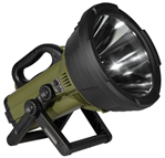 Gsm Outdoors 113062 Cyclops C18MIL Colossus  18 Milion Candlepower White Halogen Green/Black Rubber
