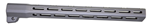 113106 Q LLC 15.25FIXMLOKHANDGUARD Handguard  made of Aluminum with Black Finish & 15"