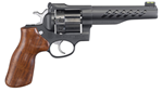 SUPER GP100 Ruger 5065 Super GP100  357 Mag 5.50" 8 Round Hogue Hardwood Grip, Matte Black P