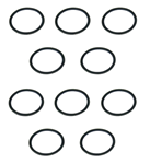 Tacfire 113620 TacFire MAR063 AR15  Black Barrel Nut Shim 10 Pack