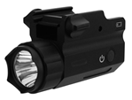 Tacfire 113621 TacFire FLP360C Compact  360 Lumens Output White Picatinny/Weaver Mount Black Al