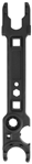 Tacfire 113627 TacFire TL022 Armorer's Combo Wrench Black Steel Rifle AR Platform Steel Handle