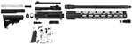 Tacfire 113825 TacFire SSRK9MM16LPK AR Build Kit Rifle 9mm Luger AR-15 Black Nitride Steel 1/2"
