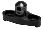 Grovtec Usa Inc 114778 Grovtec US Inc GTSW112 Flanged Stud Mount M-LOK  Black Anodized 6061 Aluminum