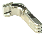 114914 Cross Armory CRGMCSV Magazine Catch  made of 7075-T6 Aluminum with Silver Anodiz