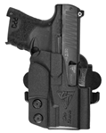 Comp-tac Victor 115424 Comp-Tac C241WA225RBKN International OWB Walther PPQ Sub-Compact Black Kydex