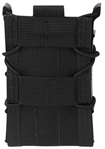 115526 High Speed Gear 11TA00BK TACO Mag Pouch Single Style made of Nylon with Black Fi