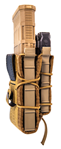 115530 High Speed Gear 13DD10CB TACO Double Decker Mag Pouch made of Nylon with Coyote