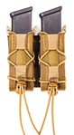 115539 High Speed Gear 13PT12CB TACO Mag Pouch Double Style made of Nylon with Coyote B