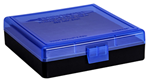 Berrys Manufact 115563 Berrys 69874 001 Ammo Box 9mm Luger,380 ACP 100rd Blue Lid w/Black Bottom