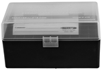 Berrys Manufact 115571 Berrys 79314 409 Ammo Box 308 Win,243 Win 50rd Clear Lid w/Black Bottom