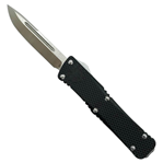 Cobra Enterpris 115598 CobraTec Knives MKMDNS Mini Mamba  2.25" OTF Drop Point Plain D2 Steel Blade/Bla