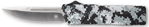 Cobra Enterpris 115614 CobraTec Knives WDCCTLWDNS Lightweight  3.25" OTF Drop Point Plain D2 Steel Blad