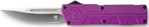 Cobra Enterpris 115616 CobraTec Knives PURCTLWDNS Lightweight  3.25" OTF Drop Point Plain D2 Steel Blad