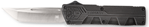 Cobra Enterpris 115620 CobraTec Knives SWCTLWTNS Lightweight  3.25" OTF Tanto Plain D2 Steel Blade/Ston