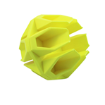 115763 Birchwood Casey 48026 Ground Strike Hex Ball Pistol/Rifle Yellow Impact Enhancem