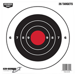 115774 Birchwood Casey 37826 EZE-Scorer Bull's-Eye 8" Bullseye Paper Hanging Black/Red