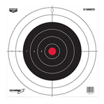 115775 Birchwood Casey 37013 EZE-Scorer  12" Bullseye Paper Hanging Pistol/Rifle Black/