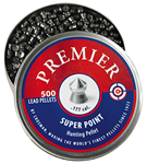 11585 Crosman LSP77 Premier Super Point Pellets .177 Pellet Lead 500 Per Tin