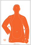 Action Target I 116032 Action Target B21EORANGE100 Qualification  Silhouette Paper 23" x 35" Orange 100