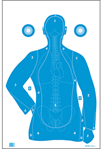 Action Target I 116039 Action Target FB21EANTAV2100 Qualification Vital Anatomy Silhouette/Vitals Paper