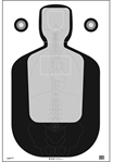 Action Target I 116041 Action Target FTQ19ANTAV2100 Qualification Vital Anatomy Silhouette/Vitals Paper