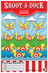 Action Target I 116078 Action Target GSCARDUCK100 Shoot-A-Duck  Ducks Paper Hanging 23" x 35" Multi-Col