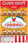 Action Target I 116080 Action Target GSCARCLWN100 Clown-Shoot  Clowns Paper Hanging 23" x 35" Multi-Col