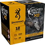 Browning Ammuni 116345 Browning Ammo B193411240 BXD Steel Waterfowl 12 Gauge 3.5" 1 1/2 oz BB Shot 25 B
