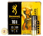 Browning Ammuni 116356 Browning Ammo B193511626 BXD Upland 16 Gauge 2.75" 1 1/8 oz 6 Shot 25 Bx/ 10 Cs
