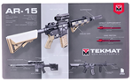 Tekmat 117972 TekMat TEK42AR15WPD AR-15 Weapons Platform Design Door Mat Multi Color Rubber 42