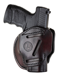 1791 Gun Leathr 118453 1791 Gunleather 3WH3SBRA 3-Way Concealment Holster OWB Signature Brown Leather F