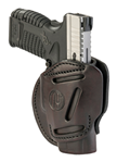 1791 Gun Leathr 118454 1791 Gunleather 3WH4SBRA 3-Way Concealment Holster OWB Signature Brown Leather F