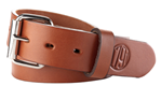 1791 Gun Leathr 118479 1791 Gunleather BLT014246CBRA Gun Belt 01  made of Leather with Classic Brown Fi