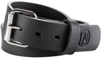 1791 Gun Leathr 118481 1791 Gunleather BLT014650SBLA Gun Belt 01  made of Leather with Stealth Black Fi