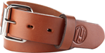 1791 Gun Leathr 118482 1791 Gunleather BLT014650CBRA Gun Belt 01  made of Leather with Classic Brown Fi