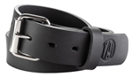 1791 Gun Leathr 118483 1791 Gunleather BLT014852SBLA Gun Belt 01  made of Leather with Stealth Black Fi