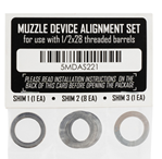 Rugged Gear 118943 Rugged Suppressor SA001 Shim Kit  for 1/2"-28 tpi