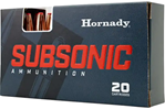 Hornady Mfg Co 119065 Hornady Subsonic 45-70 Gov 410 gr Sub-X 20 Bx/ 10 Cs