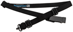 119082 Blue Force Gear VCAS2TO1PB125AABK Vickers 221 Sling made of Black Cordura with 5