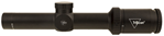 119090 Trijicon 2700001 Huron  Satin Black 1-4x 24mm 30mm Tube BDC Hunter Holds Reticle
