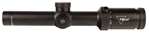 119128 Trijicon 2900019 Credo HX  Satin Black 1-6x24mm 30mm Tube Illuminated Red BDC Hu
