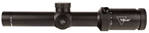 119130 Trijicon 2900021 Credo HX  Satin Black 1-6x24mm 30mm Tube LED Illuminated Red MO