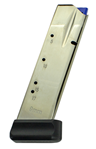 119282 CZ-USA 11161 OEM  Nickel Detachable with Plastic Floor Plate 19rd 9mm Luger for
