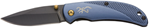 119619 Browning 3220341 Prism 3  2.88" Folding Clip Point Plain Black Stonewashed 7Cr17